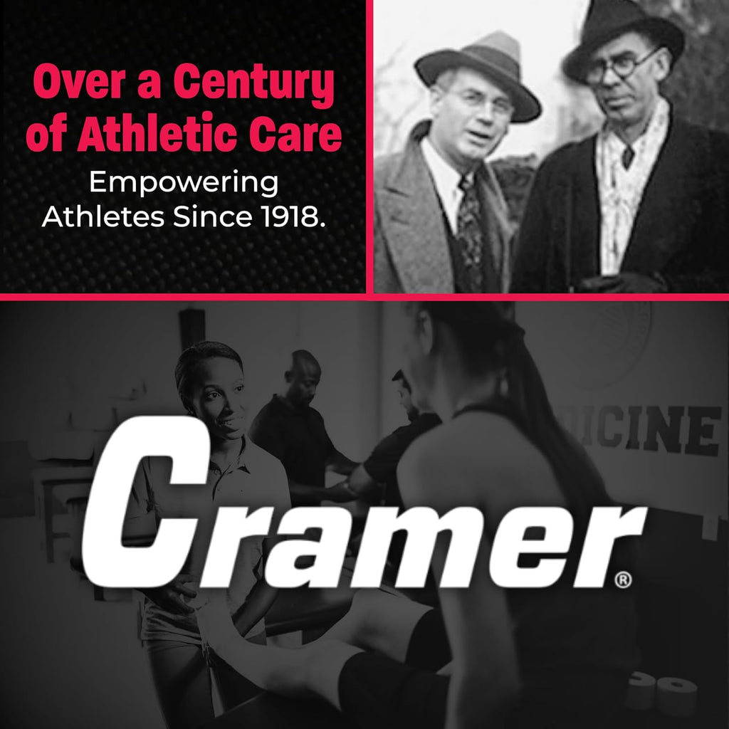 Cramer Athletic Tape Latex-Free, 1.5 in x 15 yd, Tearable Sports Wrap Tape


