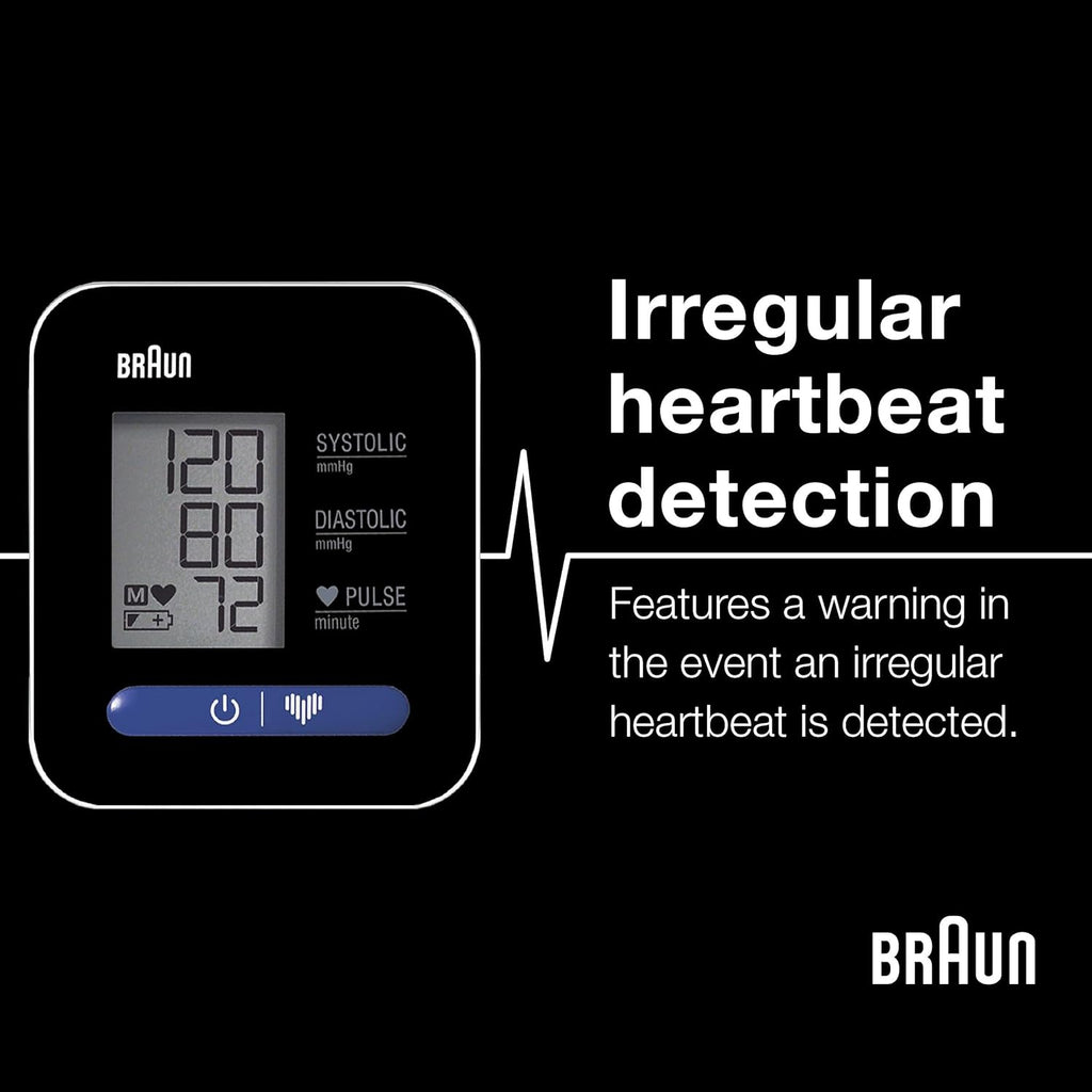 Braun ExactFit 1 Upper Arm Digital Blood Pressure Monitor with Adjustable Cuff BUA5000


