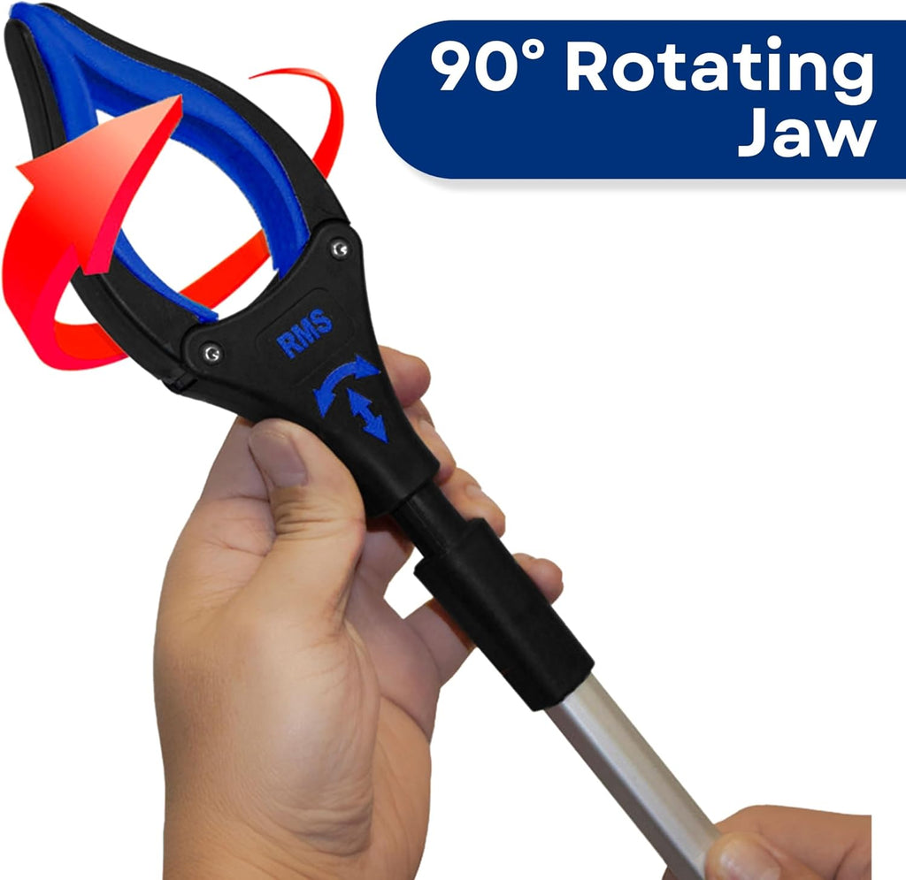 RMS 2-Pack 32 in Extra Long Grabber Reacher with Rotating Jaw Mobility Aid

