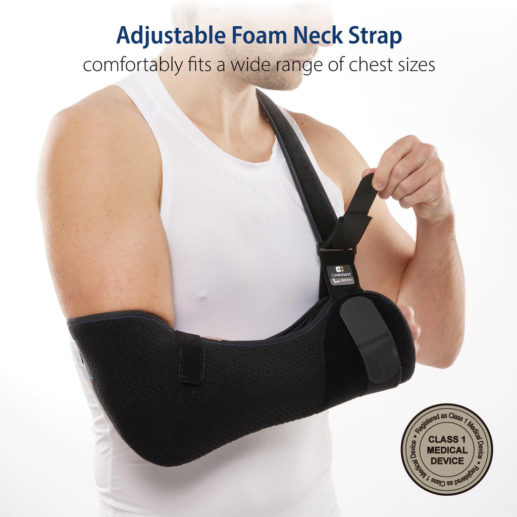 Comforband Deluxe Shoulder Immobilizer Arm Sling, Adjustable Straps for Rotator Cuff

