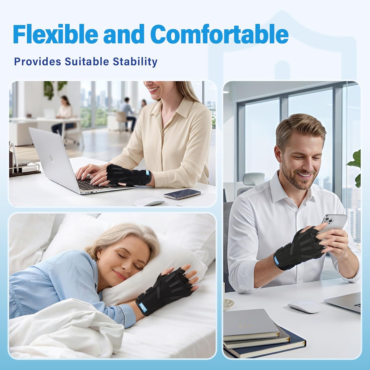 Chonario Radial Nerve Palsy Splint for Wrist Drop, Finger Extension Brace

