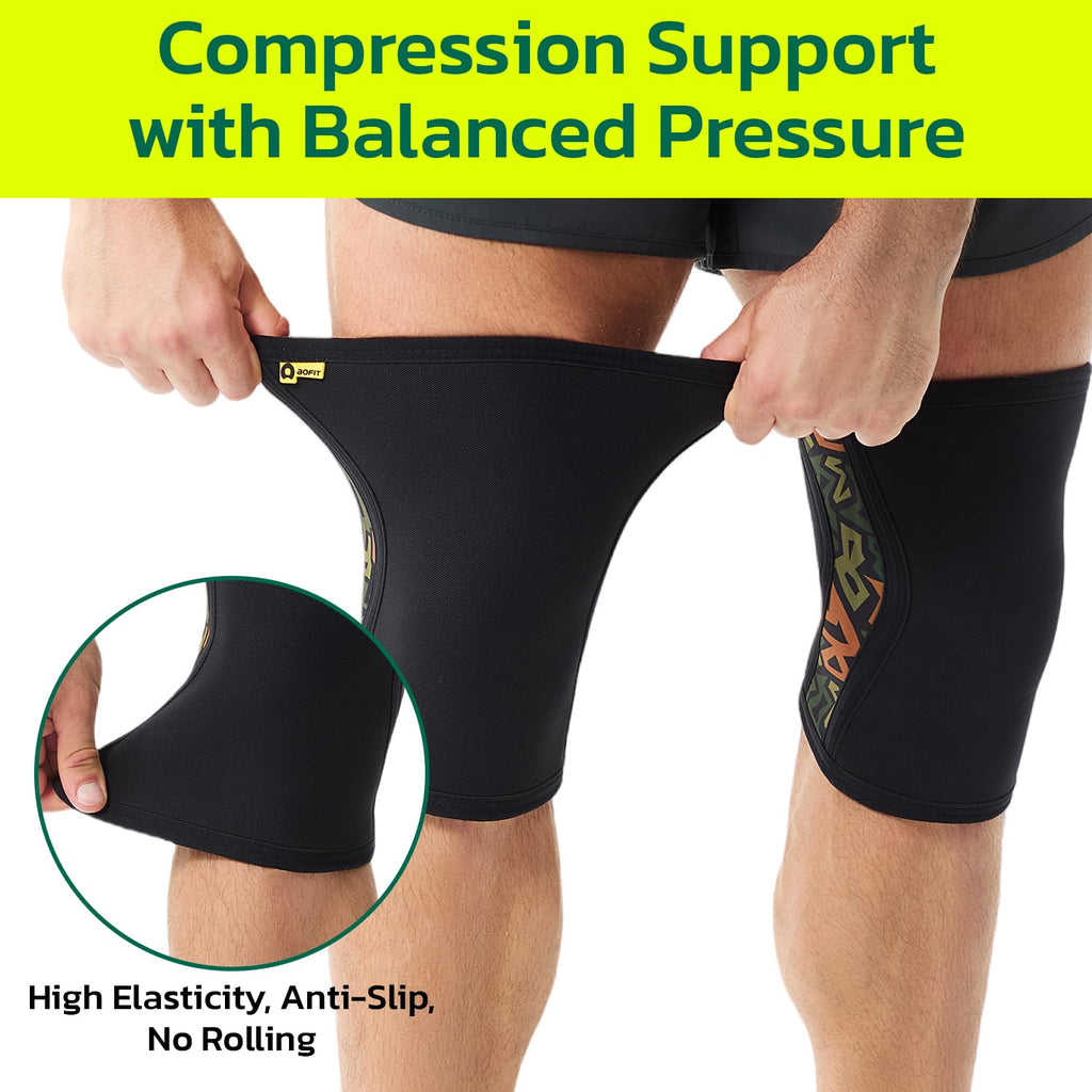 aoFIT 5mm Neoprene Knee Compression Sleeve with Stabilizing Support

