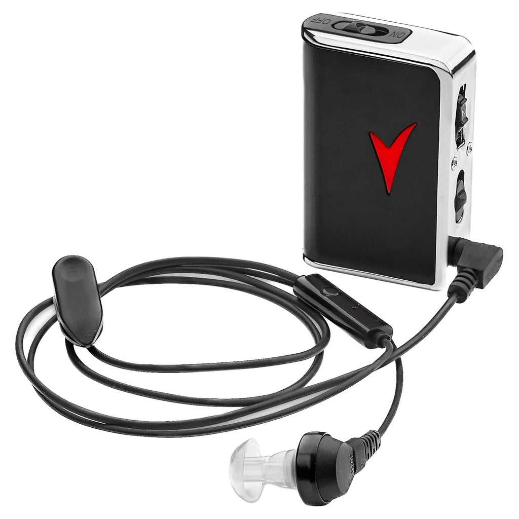 MEDca Personal Sound Amplifier Voice Enhancer, 50 dB Gain, up to 100 ft

