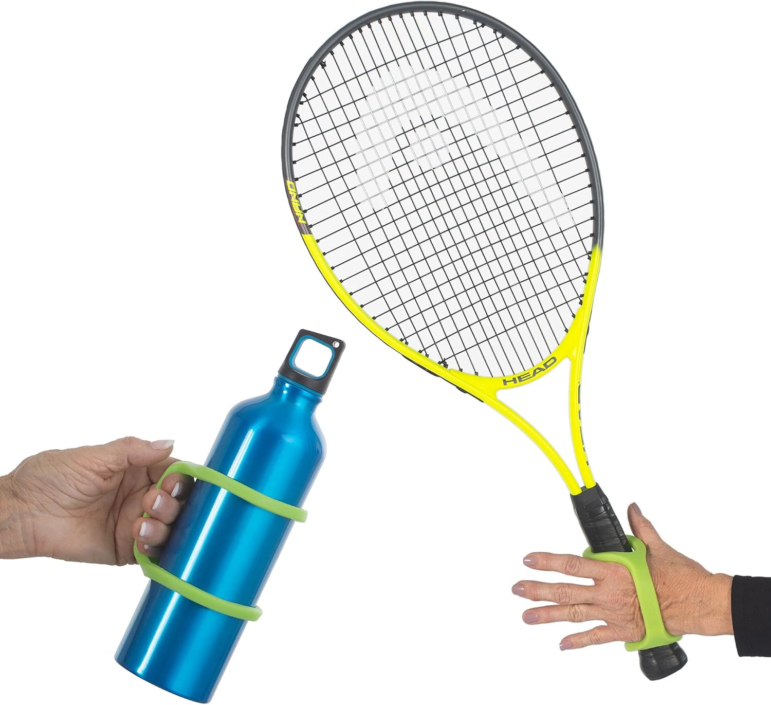 EazyHold Adaptive Handle Grip for Cups Bottles Tools, Easy Finger Control

