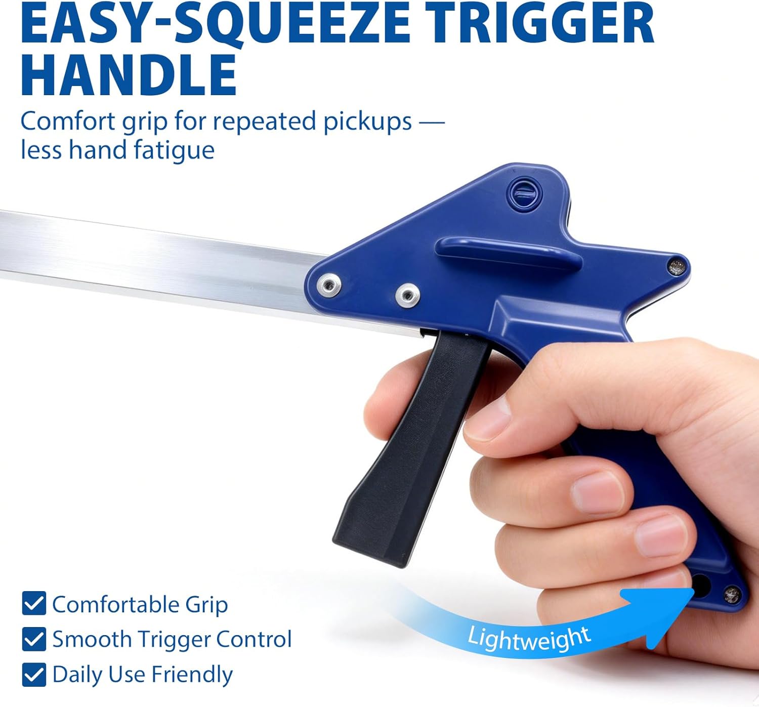 30 Inch Reacher Grabber Tool with Rubber Suction Cups for Easy Pickups

