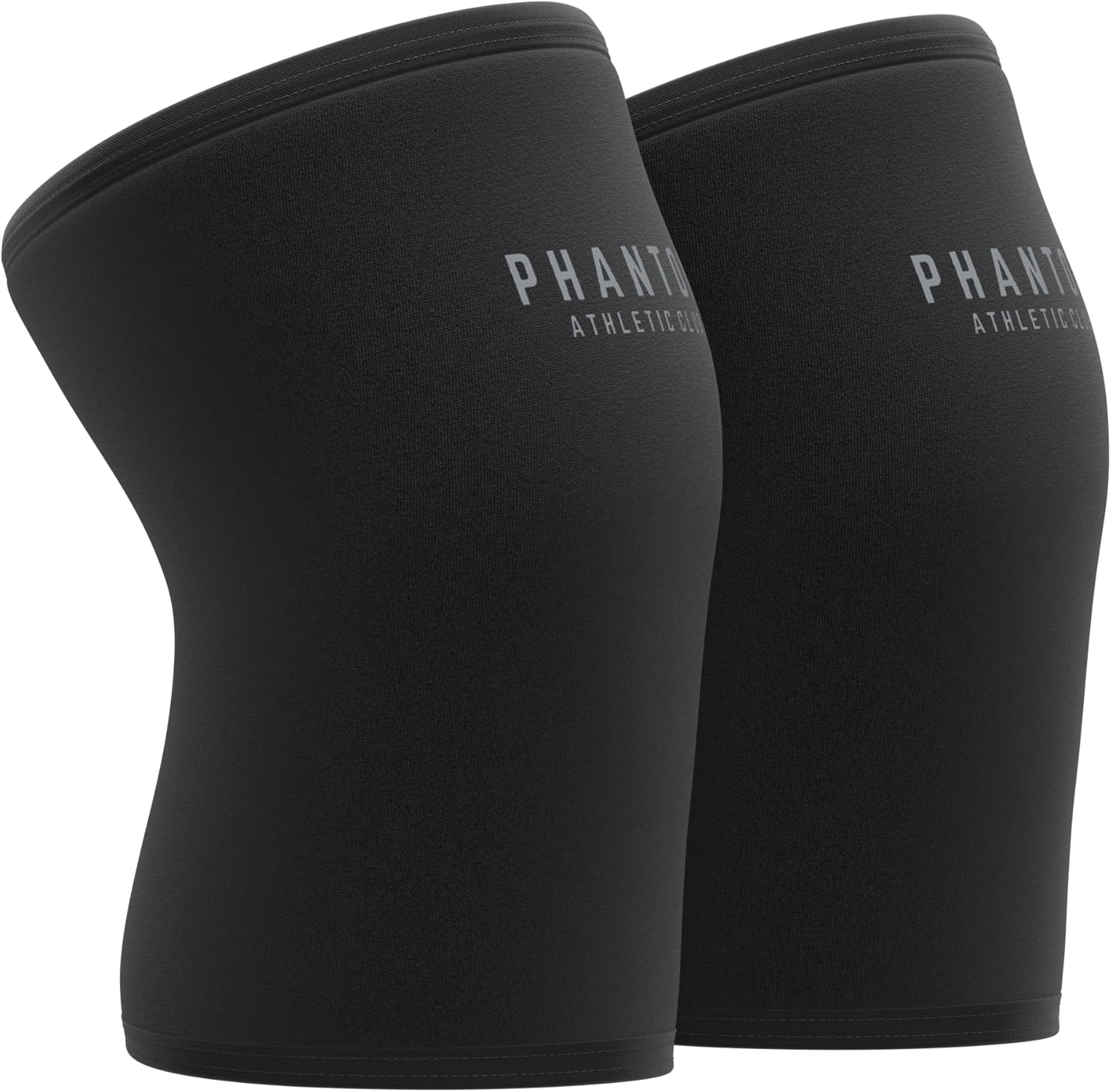 Phantom Athletic Club 7mm Compression Knee Sleeves Neoprene Knee Braces 2 Pack


