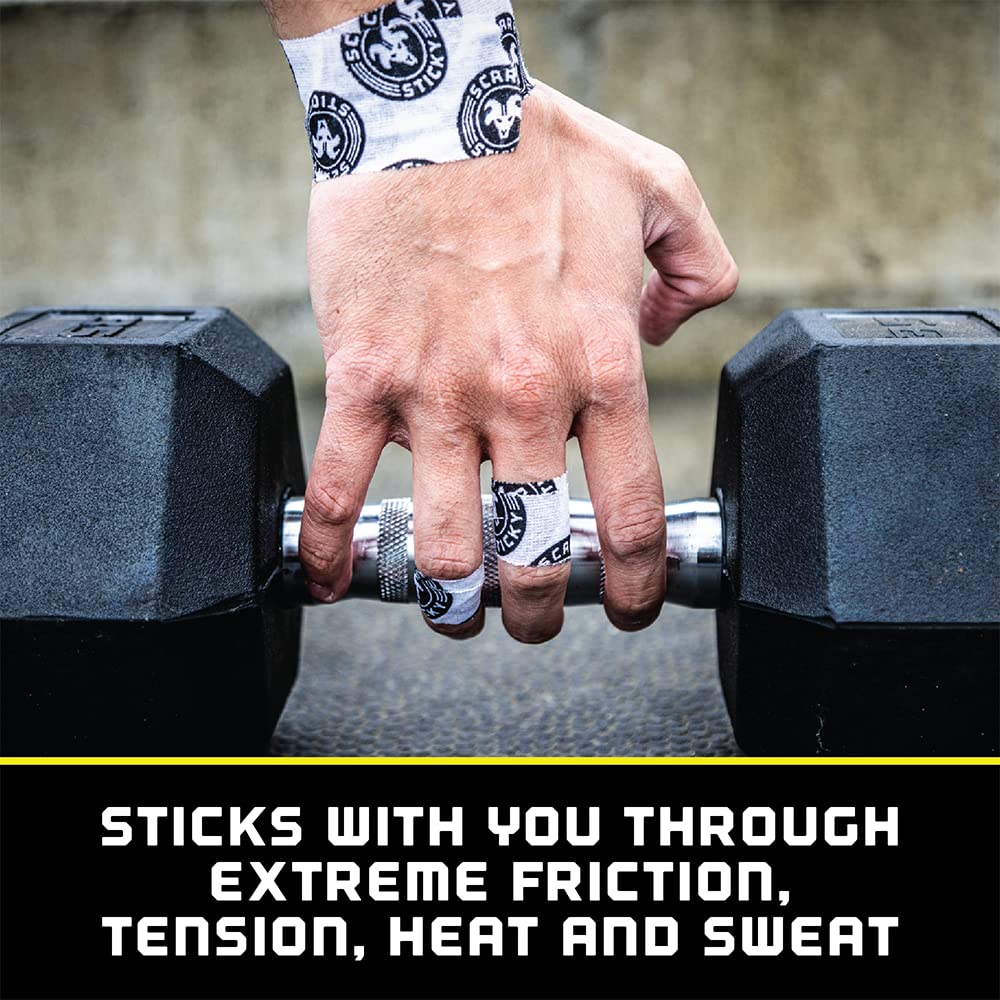 Goat Tape Scary Sticky Hook Grip Tape, Athletic Tape for Weightlifting & Cross Training

