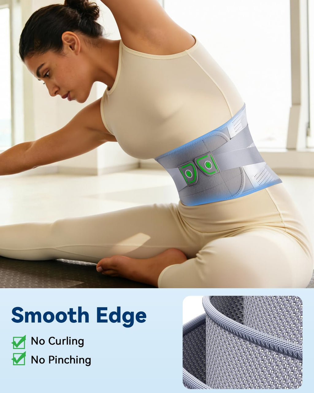 Medical-Grade Back Brace for Women, Lumbar Support Belt for Lower Back Pain Relief

