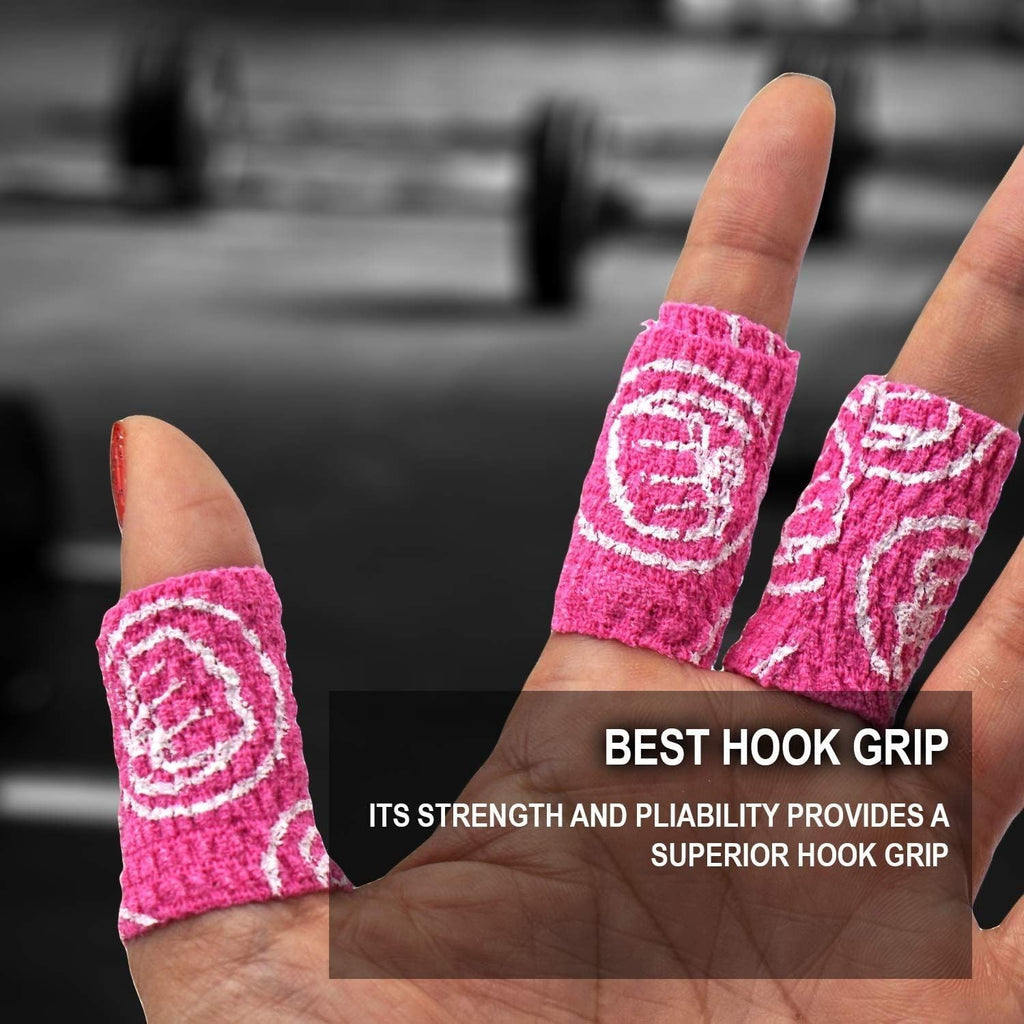 WOD Nation Hook-Grip Athletic Tape for Weightlifting Thumb and Finger Strips

