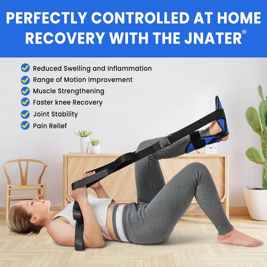 JNATER Knee Replacement Recovery Aids for Knee Rehabilitation, Stretching Straps

