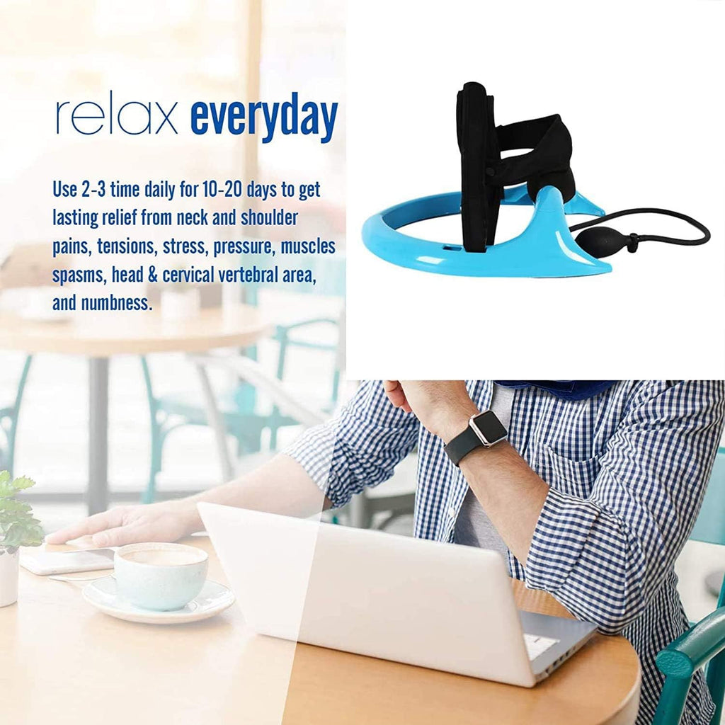 ECOGUN Neck Posture Corrector Cervical Spine Traction Pump

