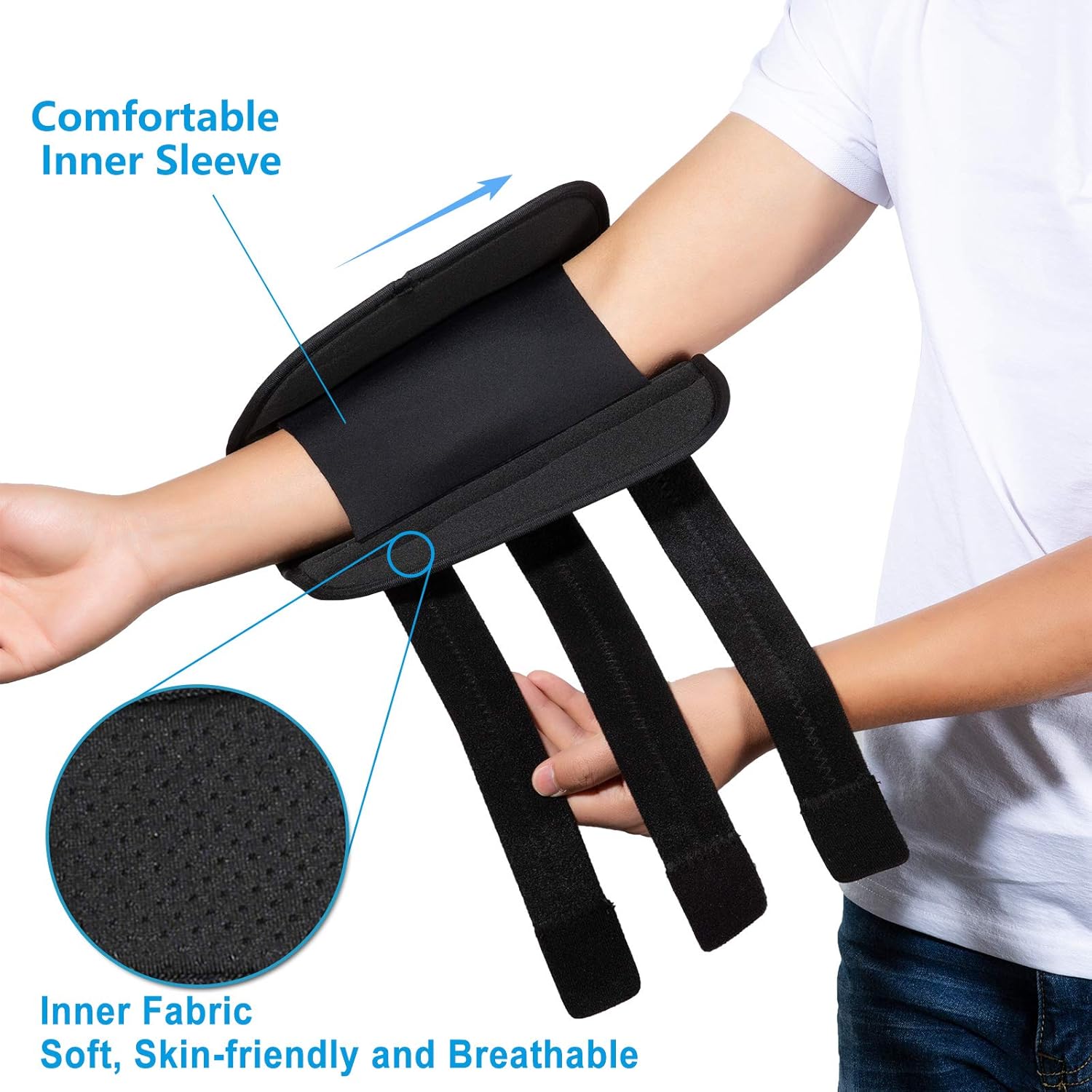 Sylong Elbow Night Splint Brace for Cubital Tunnel Syndrome Ulnar Nerve Support

