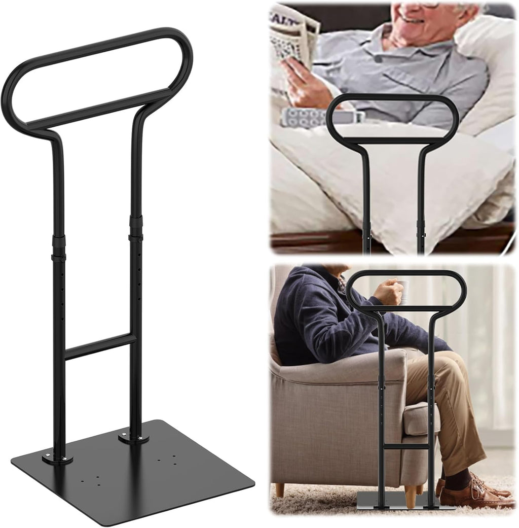 THOOUM Adjustable Bed Rail for Elderly Safety, Stand Assist Handle

