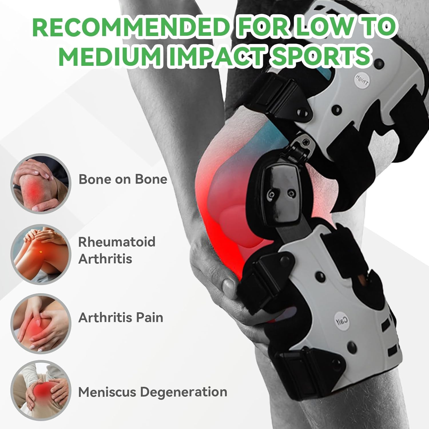 Orthomen Unloader Knee Brace for Medial Knee Osteoarthritis Pain Support

