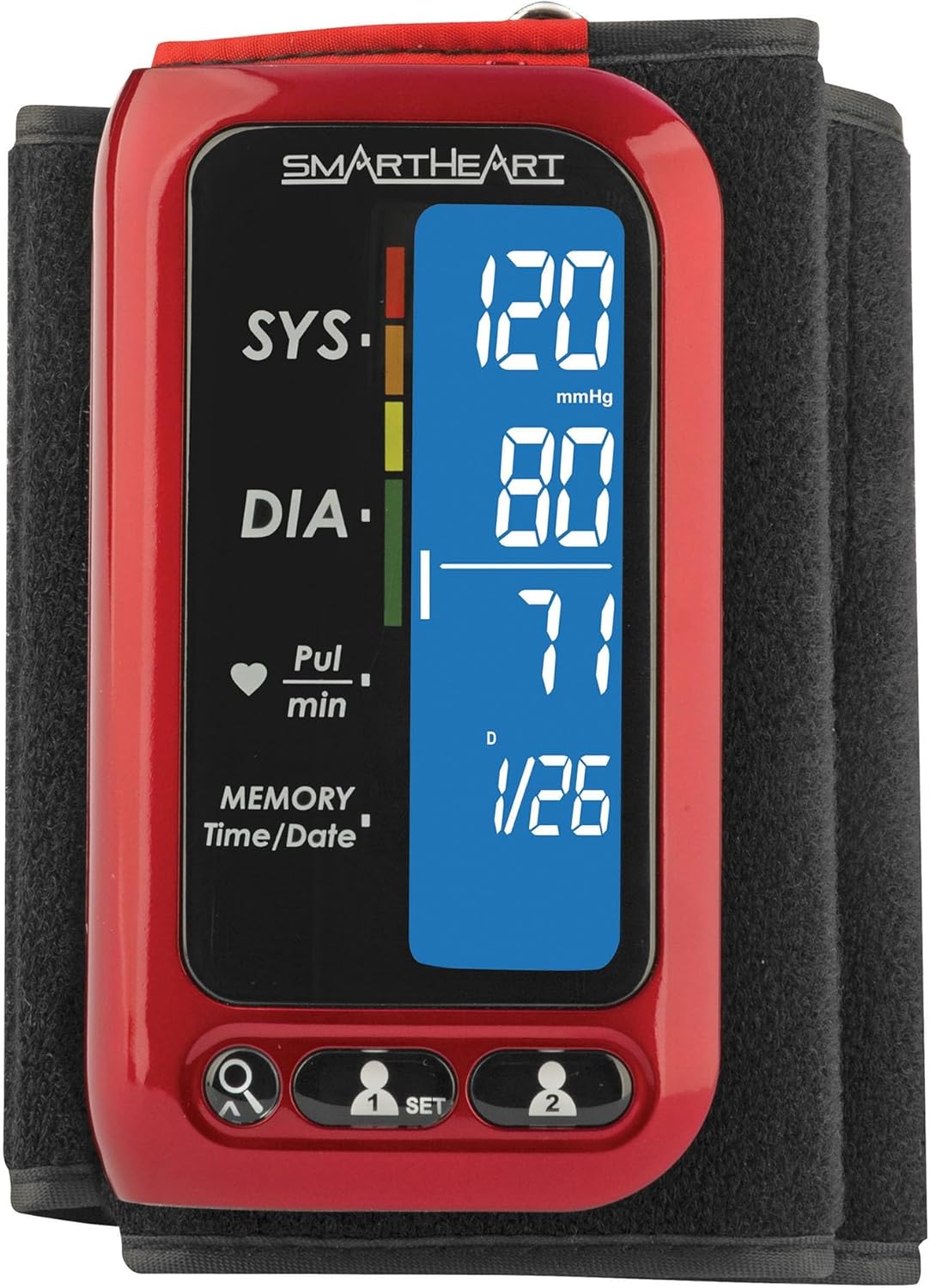Smartheart Adult Digital Blood Pressure Monitor with Cuff Home Automatic

