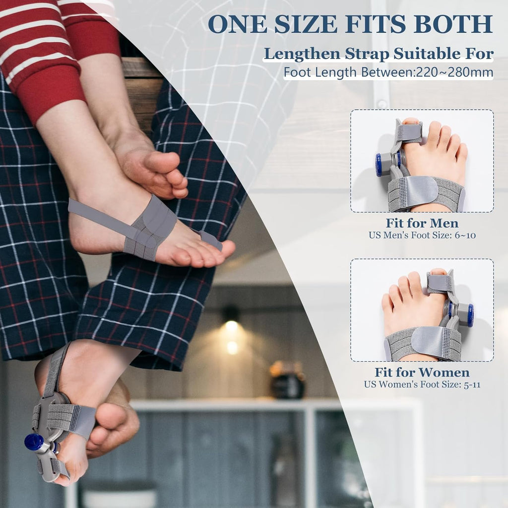 Adjustable Bunion Corrector Toe Straightener for Hallux Valgus Relief Splint

