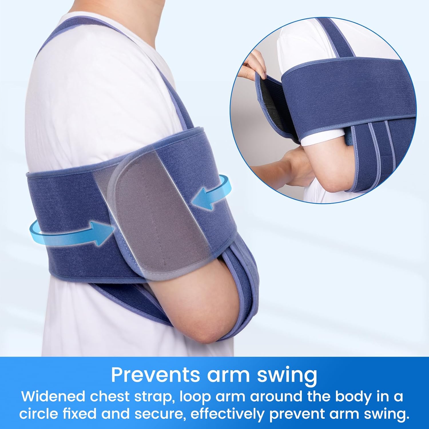 Velpeau Arm Sling for Sleep Shoulder Immobilizer for Rotator Cuff Injury

