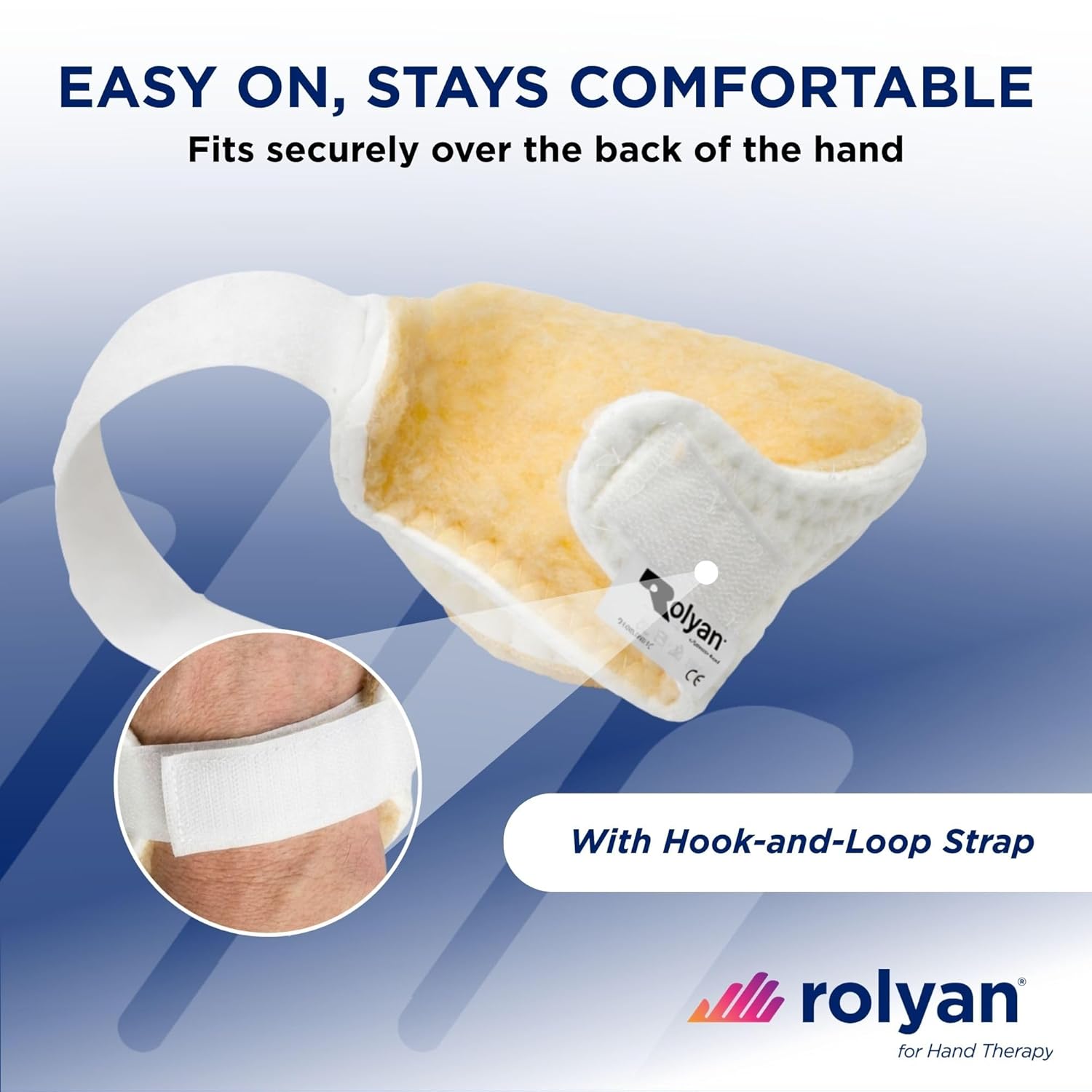 Rolyan Palm Protector Soft Padded Palm Guard for Contractures and Spasticity

