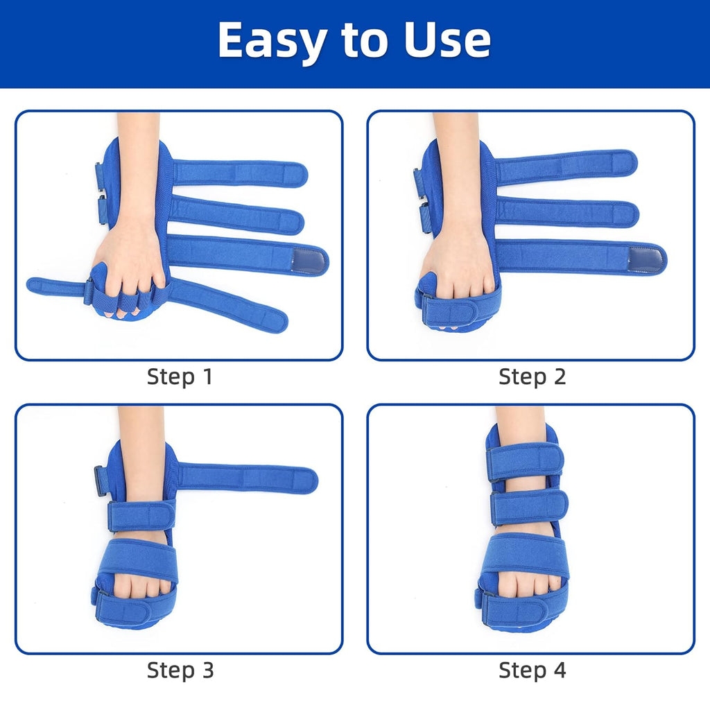 Fanwer Resting Hand Splint for Stroke Recovery, Carpal Tunnel, Arthritis, Tendonitis

