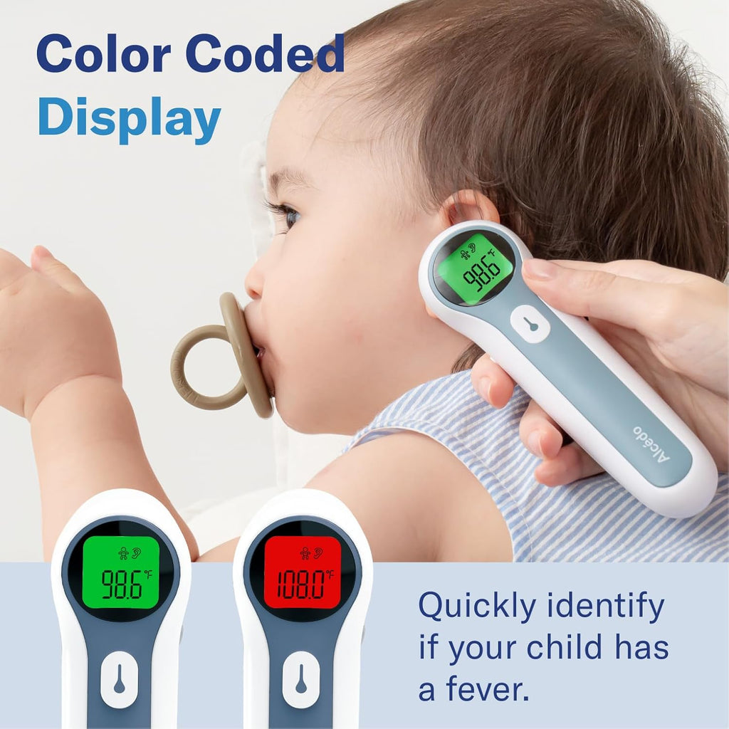 Alcedo Digital Infrared Forehead & Ear Thermometer for Adults, Kids, and Baby


