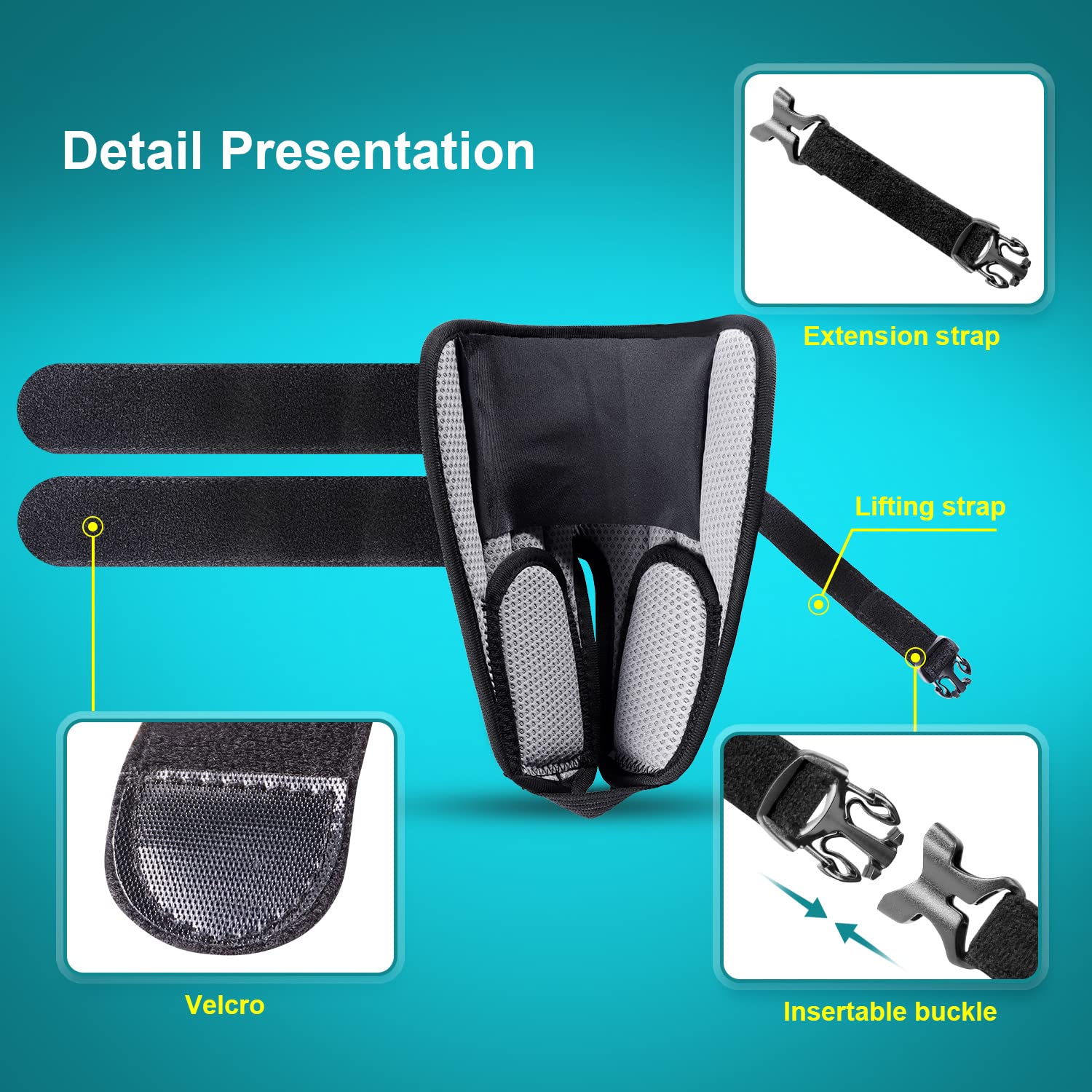 Pozpo Foot Drop Brace for Walking, AFO Ankle Lifting Splint

