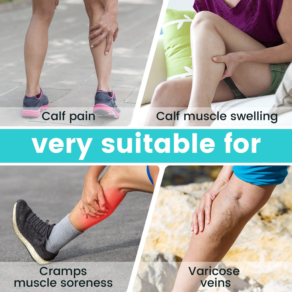 Sylong Calf Compression Wrap Brace for Swelling, Varicose Veins, and Muscle Soreness

