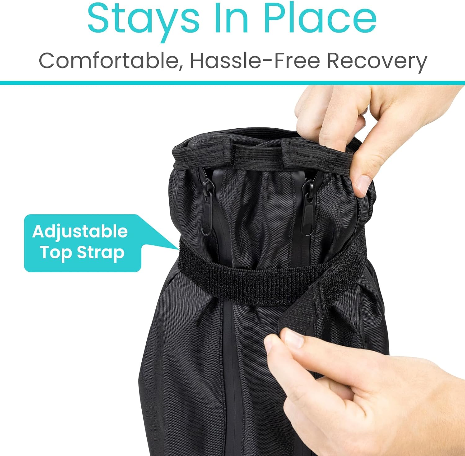 Vive Walker Boot Cover Waterproof for Brace, Cast, Rain and Snow, Non-Slip


