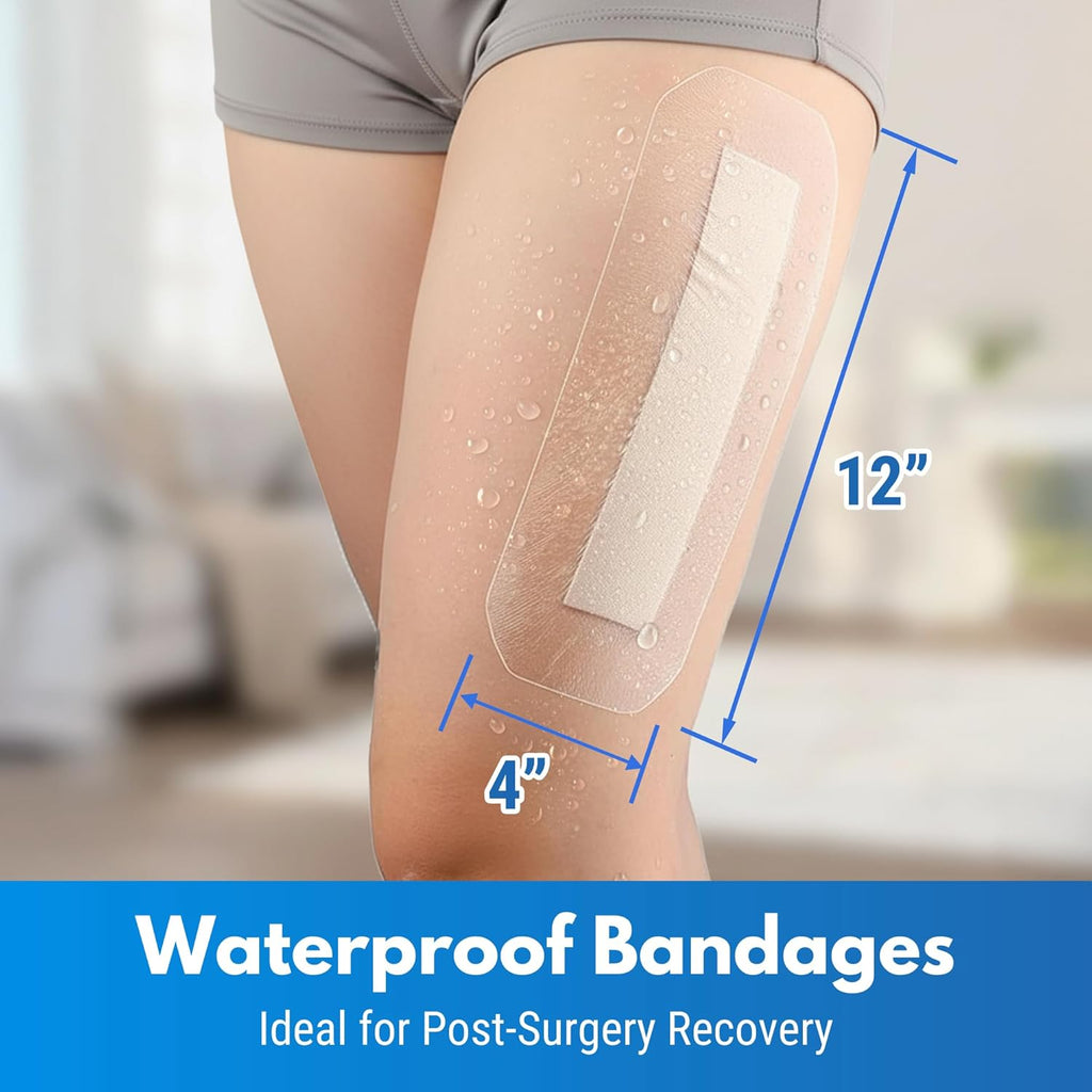 Sliq Hip Surgery Recovery Kit for Seniors, Ice Pack, Grabber, Sock Aid & Leg Lifter

