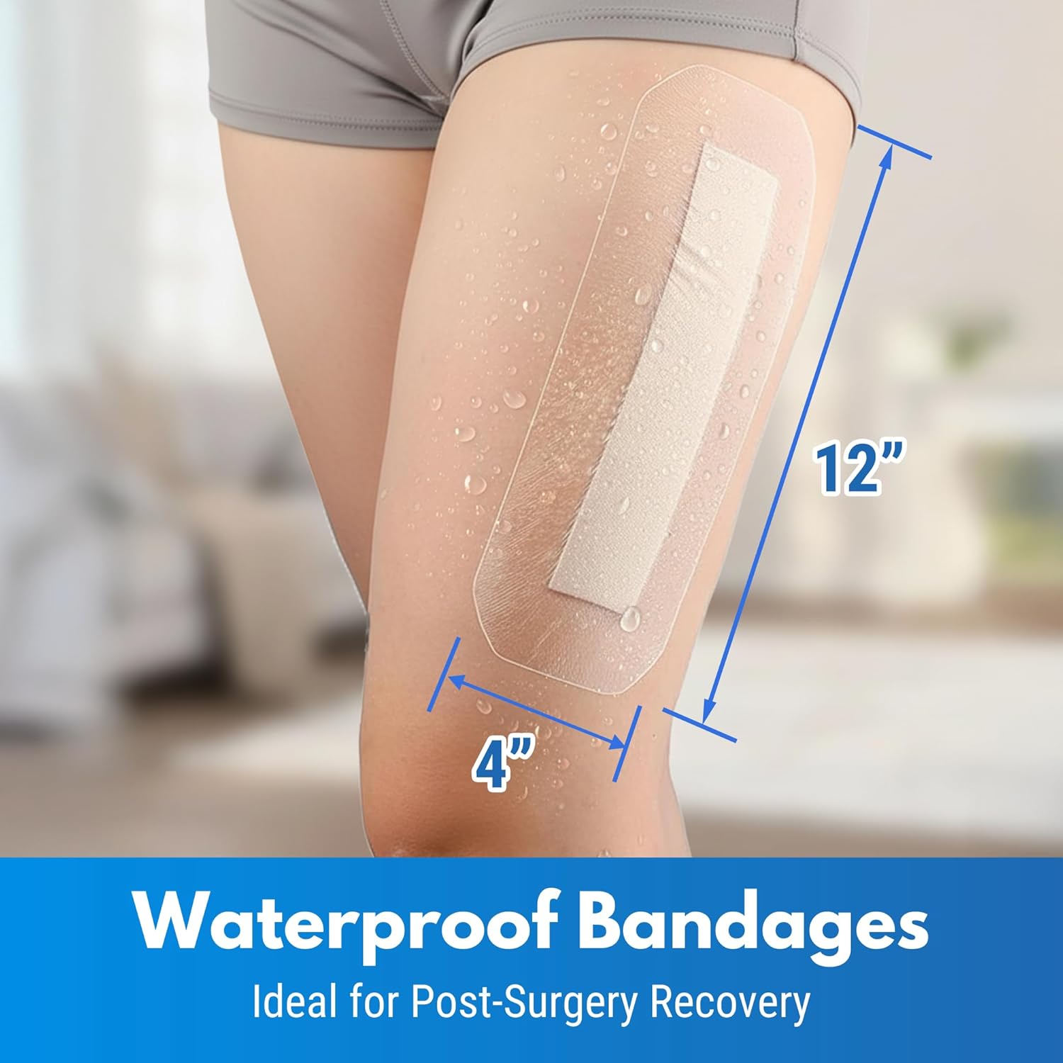 Sliq Hip Surgery Recovery Kit for Seniors, Ice Pack, Grabber, Sock Aid & Leg Lifter

