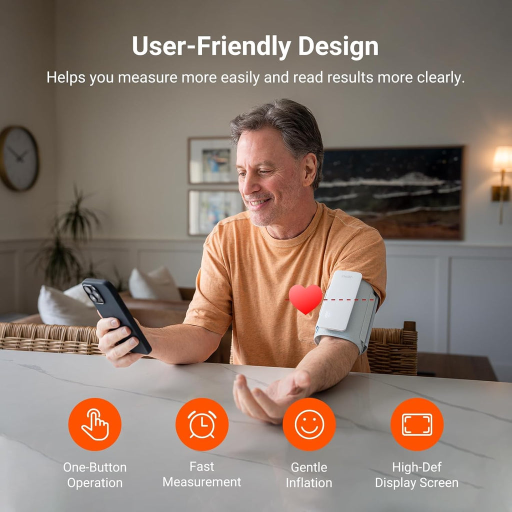 iHealth Neo Upper Arm Blood Pressure Monitor with Bluetooth App for iOS and Android

