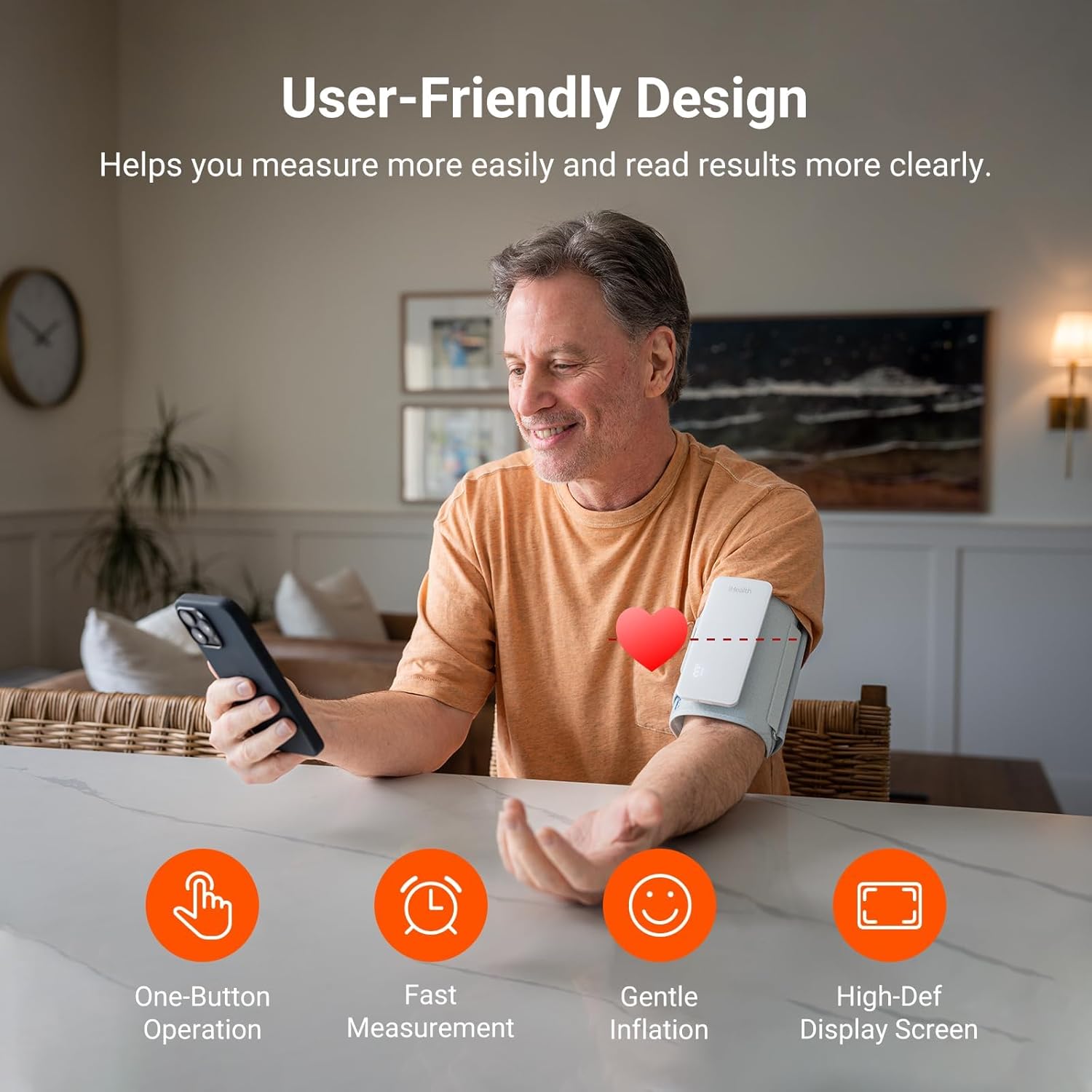 iHealth Neo Upper Arm Blood Pressure Monitor with Bluetooth App for iOS and Android

