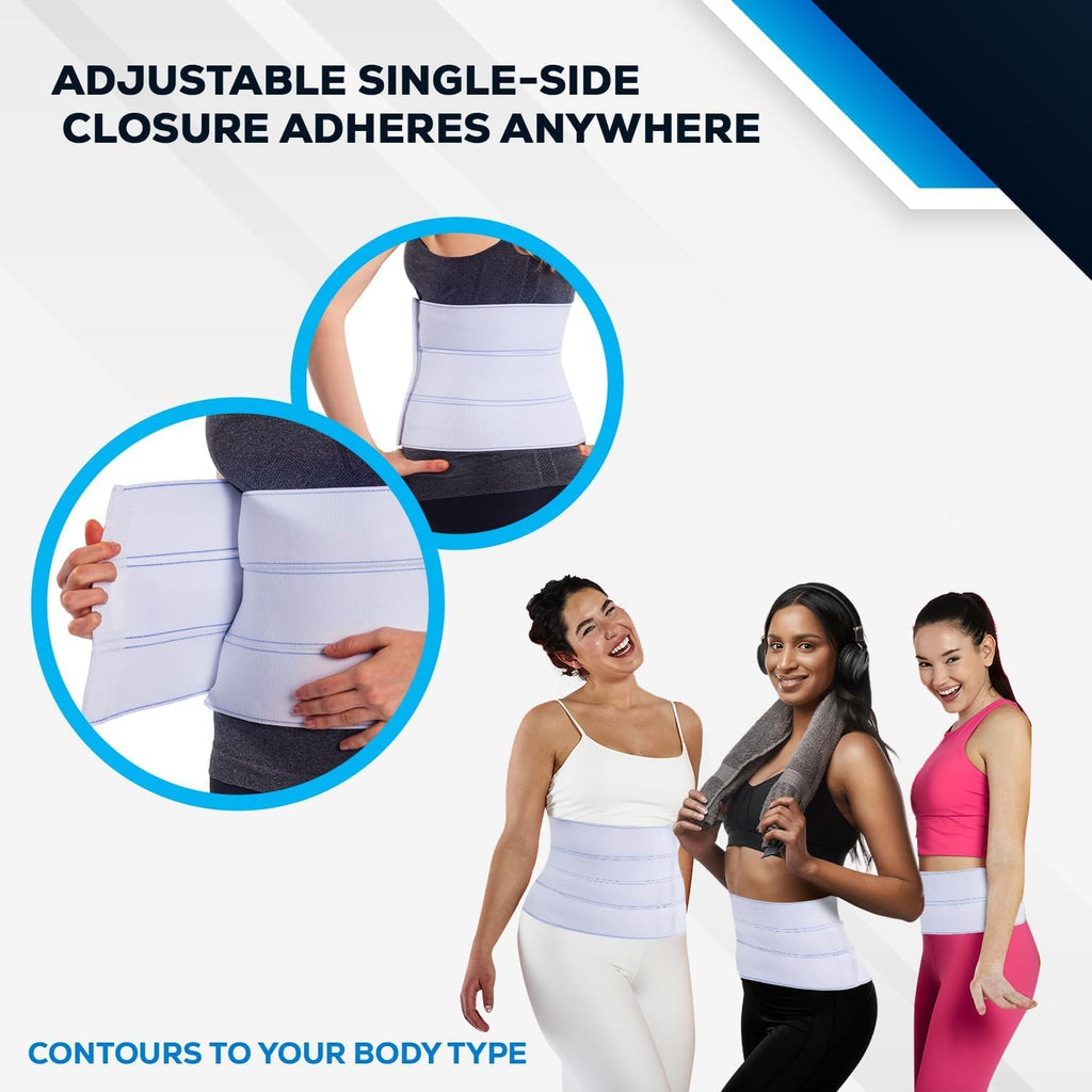 NYOrtho Abdominal Binder Lower Waist Support Belt Compression Wrap for Men and Women

