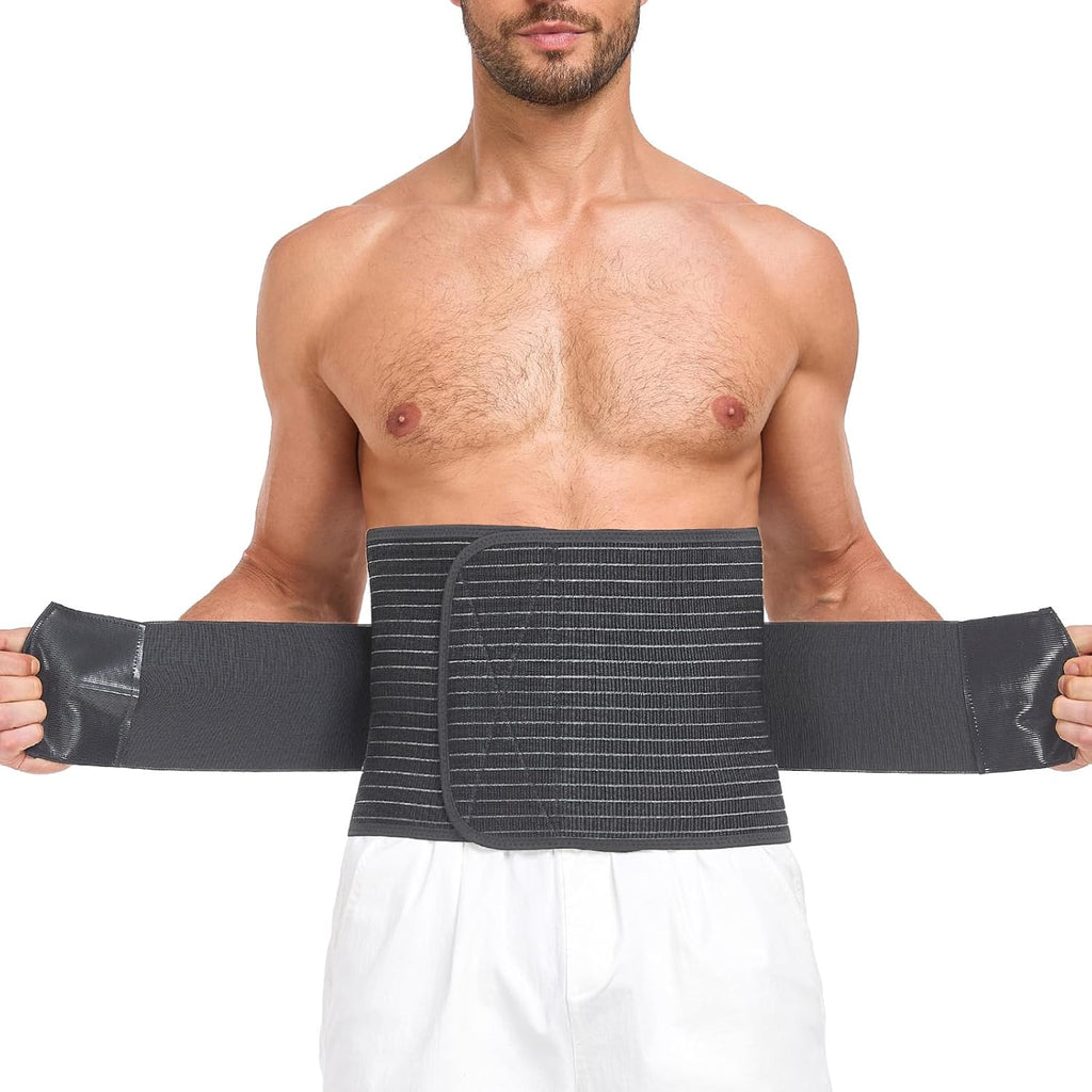 Abdominal Binder for Men and Women Post Surgery Postpartum Hernia Support Belt

