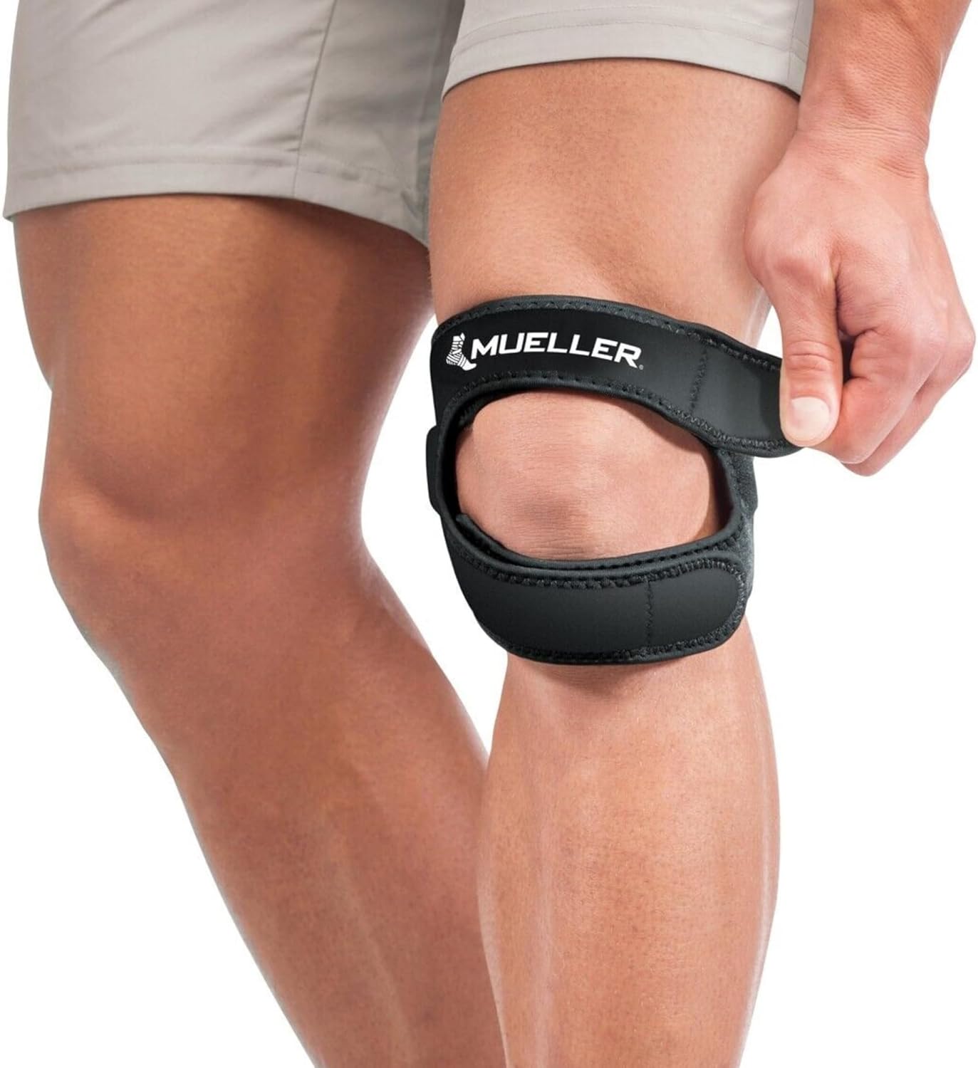 Mueller Adjustable Max Knee Strap for Compression & Pain Relief Support

