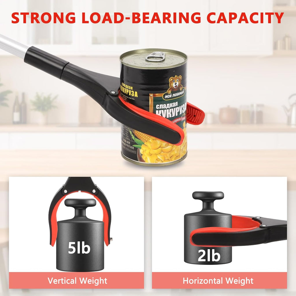 Grabber Reacher Tool 36 in Folding Pickup with Magnets and Rotating Jaw

