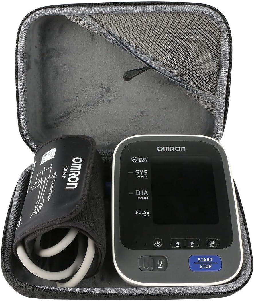 co2CREA Hard EVA Case for OMRON Upper Arm Blood Pressure Monitor

