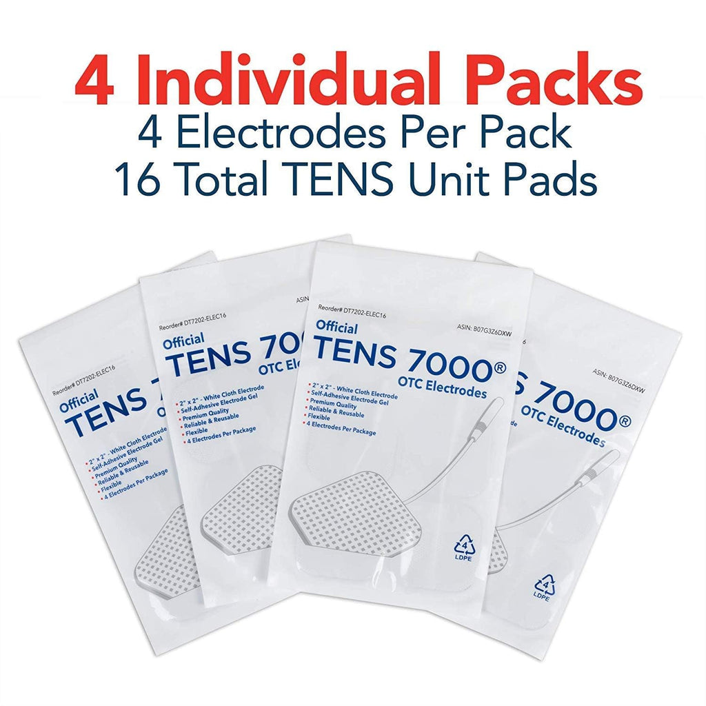 TENS 7000 TENS Electrode Pads Replacement with Carrying Case

