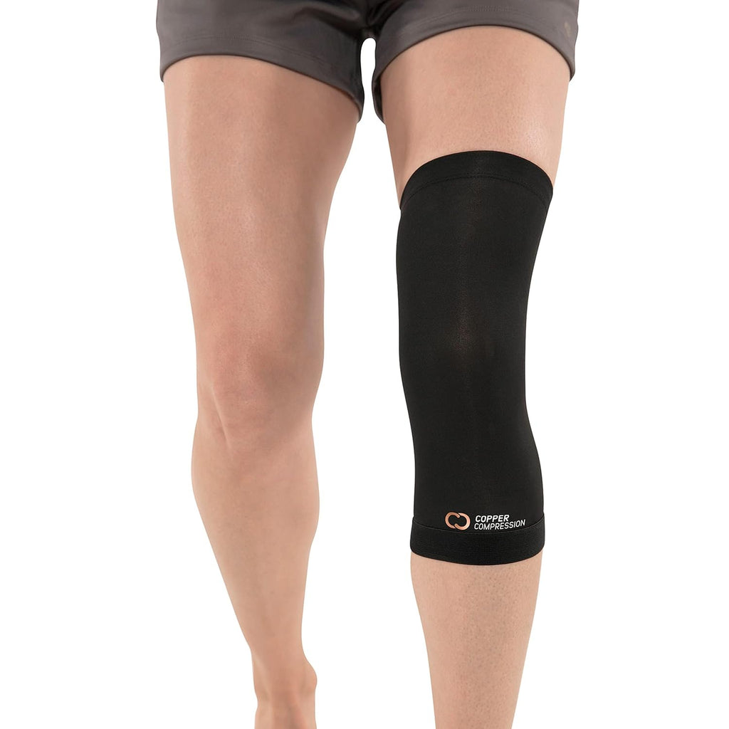 Copper Compression Knee Sleeve, Copper-Infused Knee Stabilizer Support Brace

