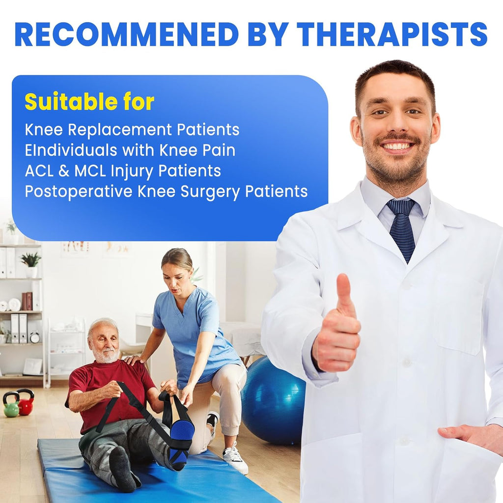 JNATER Knee Replacement Recovery Aids for Knee Rehabilitation, Stretching Straps

