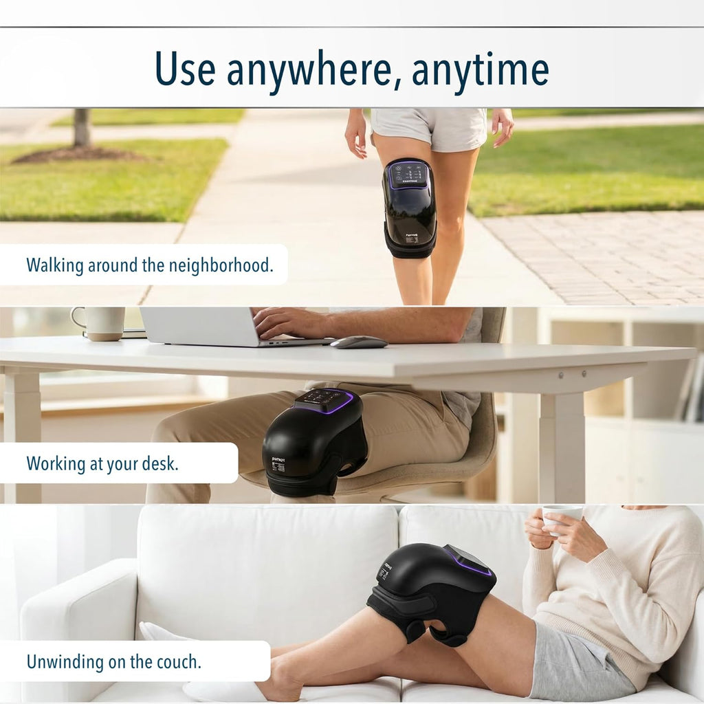 FORTHiQ Pro+ Knee Massager with Heat, Dual Red Light Therapy and Vibration

