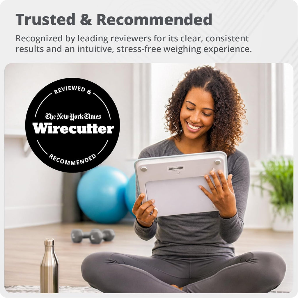 Greater Goods AccuCheck Digital Body Weight Device with Backlit Display, 400 lb Capacity

