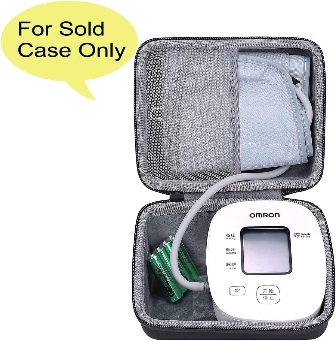 co2CREA Hard EVA Travel Case for Omron Upper Arm Blood Pressure Monitor BP7100

