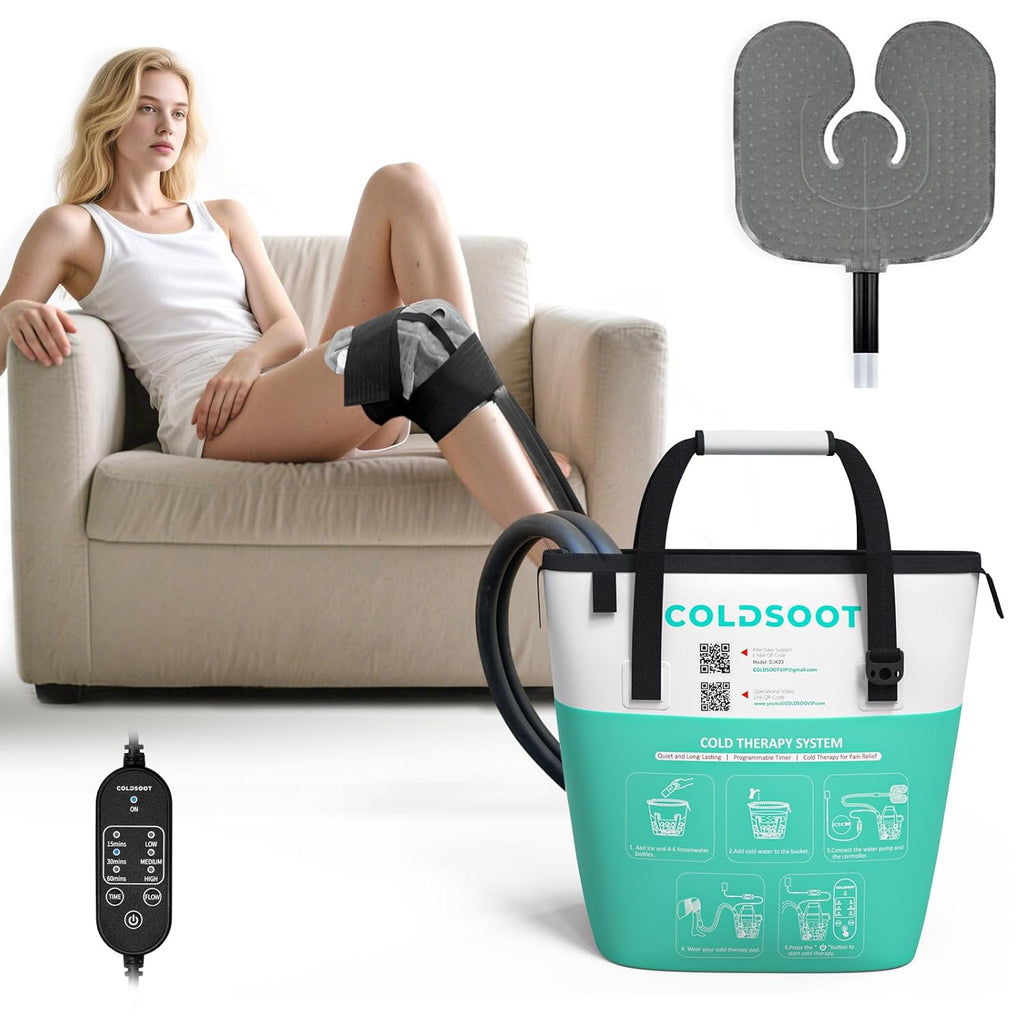 COLDSOOT Portable Ice Therapy Machine for Knee After Surgery Cold Therapy Pad

