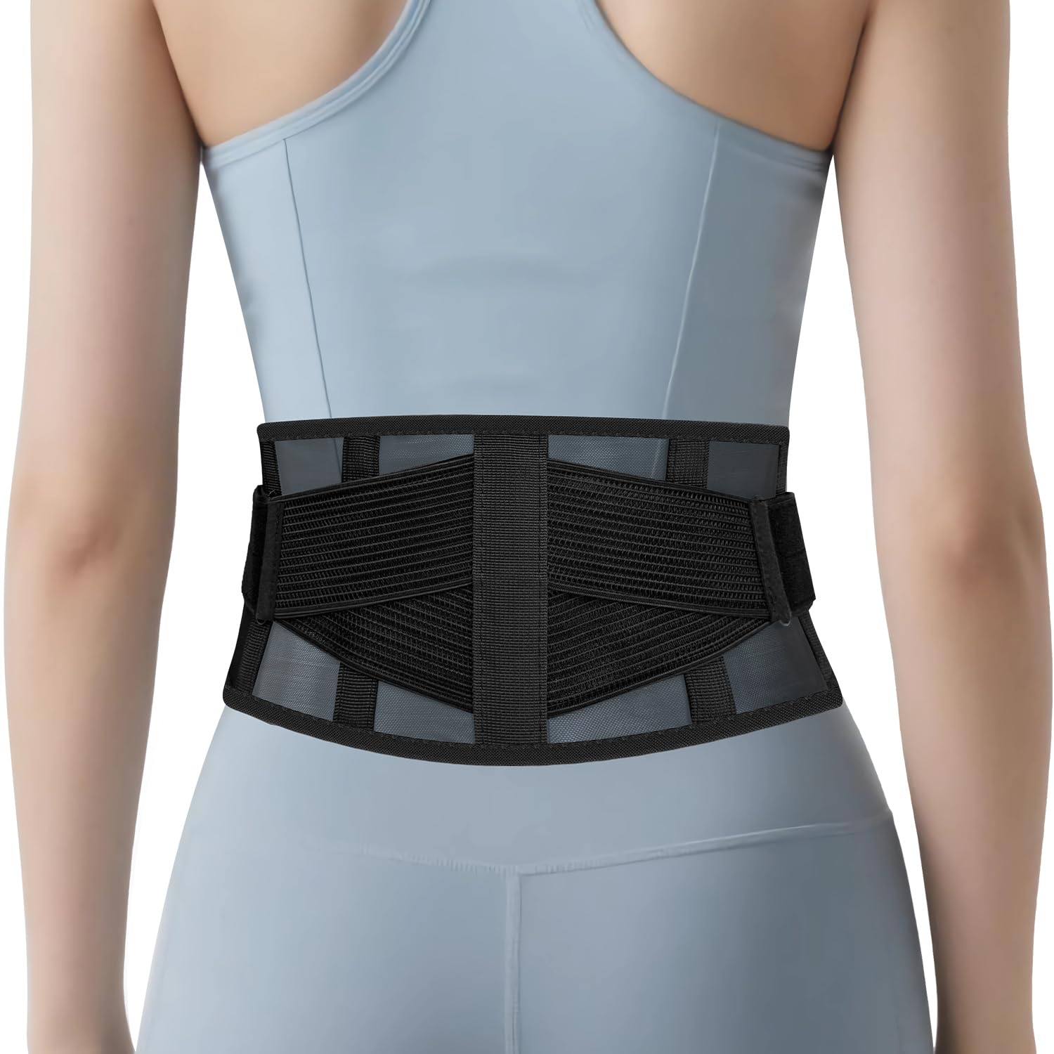 Ultra-Thin Breathable Back Brace Belt for Lower Back Pain, Sciatica, Support

