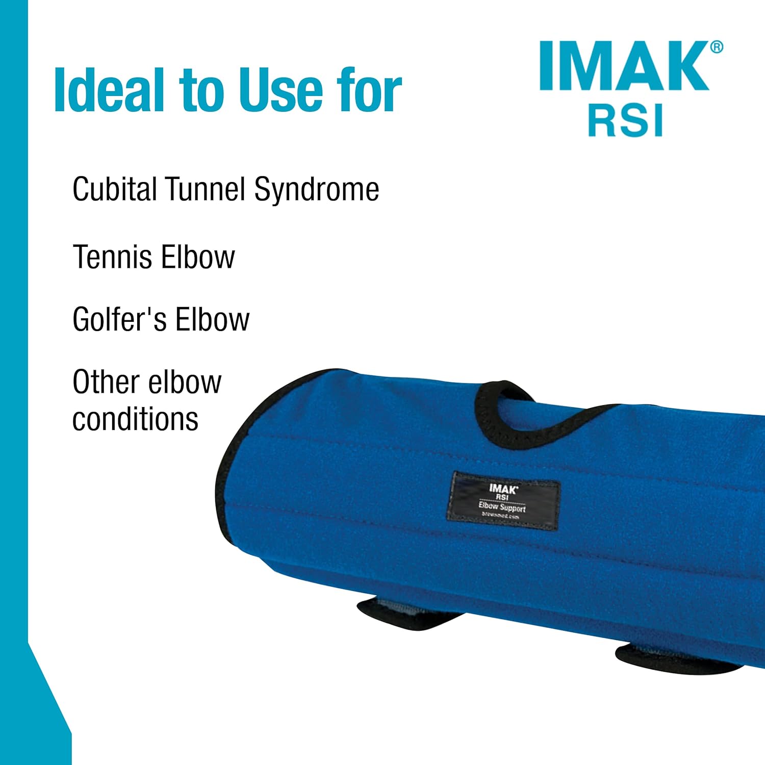 Brownmed IMAK RSI Elbow Support Nighttime Splint Elbow Brace for Tennis Elbow

