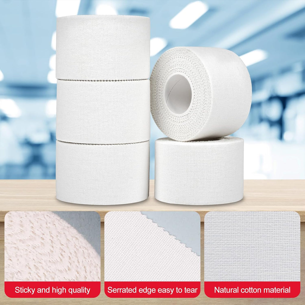 AZEN Athletic Sports Tape, Medical Grade Cotton, Latex-Free, Easy Tear

