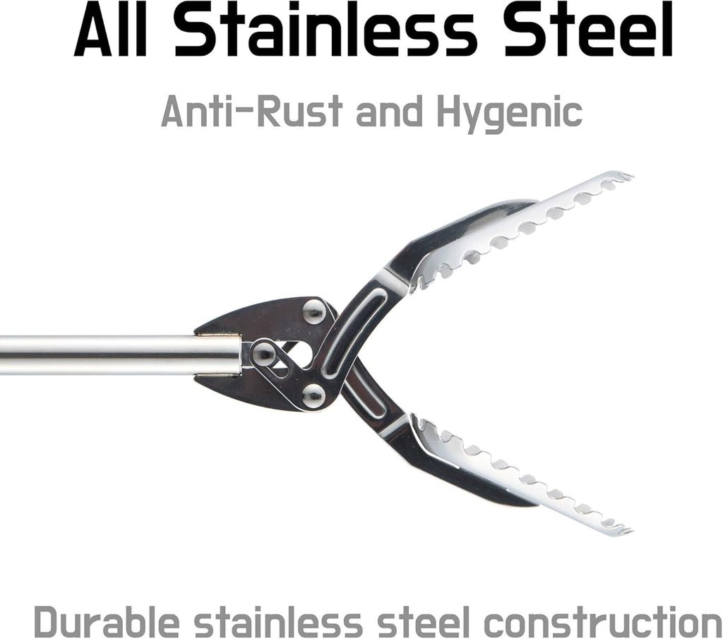 FTH Stainless Steel Grabber Reacher Pickup Tool Heavy Duty Trash Picker

