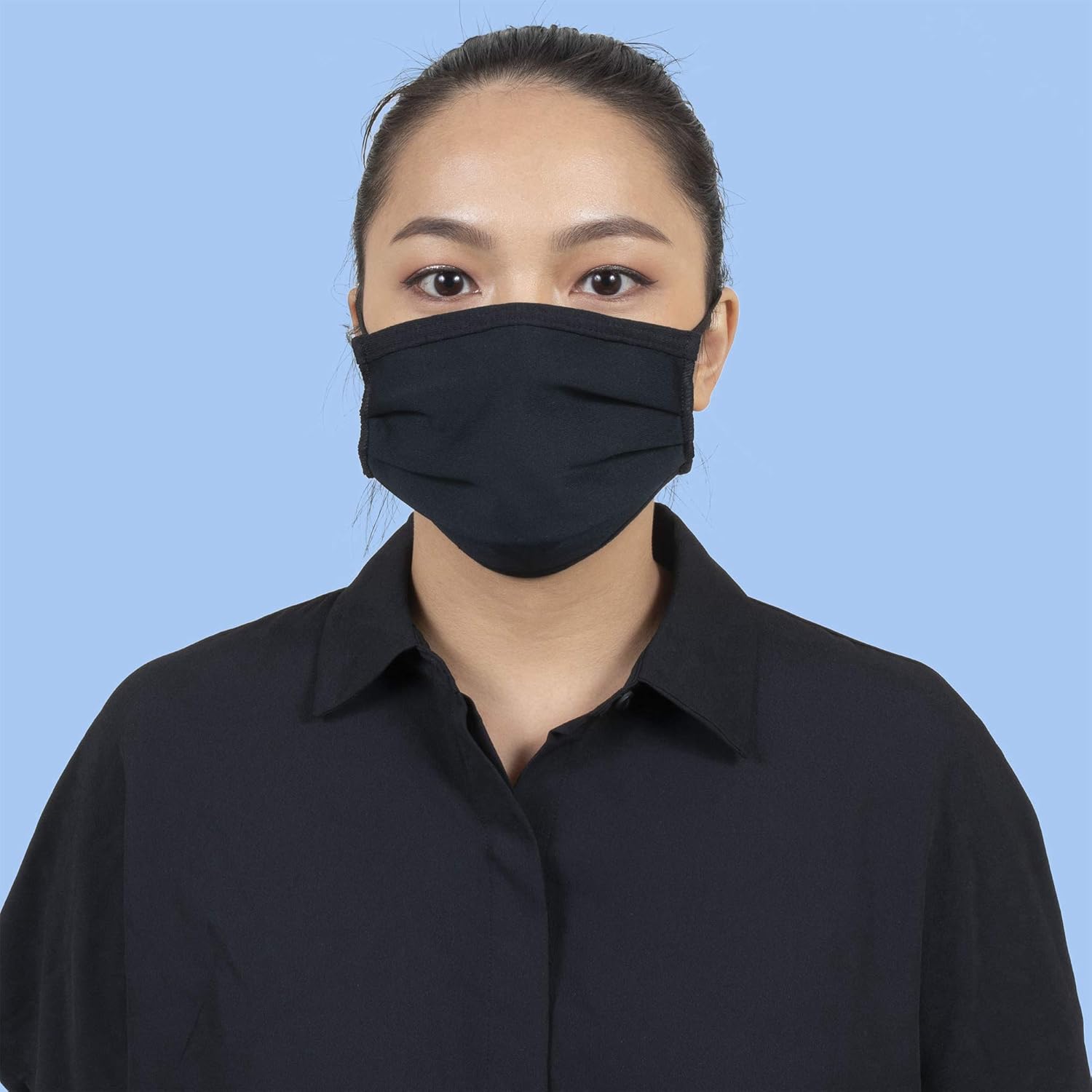 Gildan Reusable 3-Layer Cotton Ear Loop Face Mask

