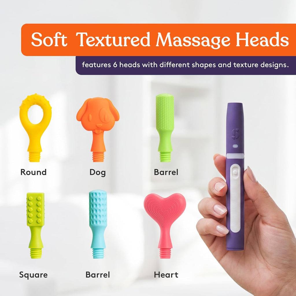 Special Supplies Buzz Buddy Oral Motor Stimulation Kit with Interchangeable Soft Heads

