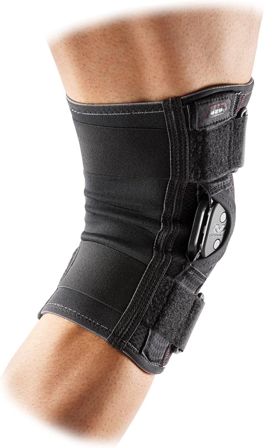 McDavid Knee Brace with Polycentric Hinges, Cross Straps, Adjustable Support

